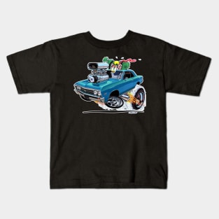 1967 Chevelle Super Sport solid Blue Kids T-Shirt